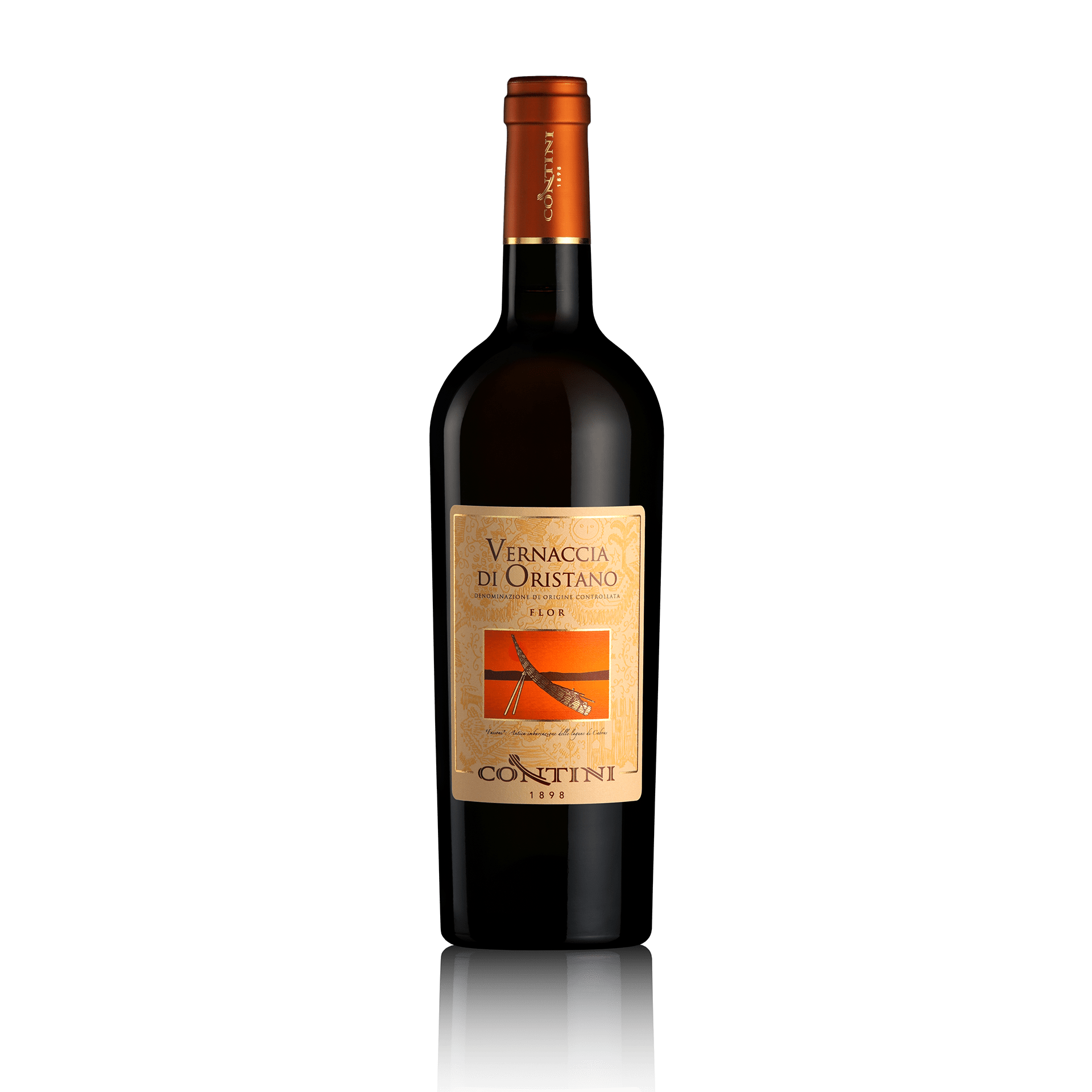 Bottiglia del vino Vernaccia di Oristano, Vernaccia di Oristano DOC