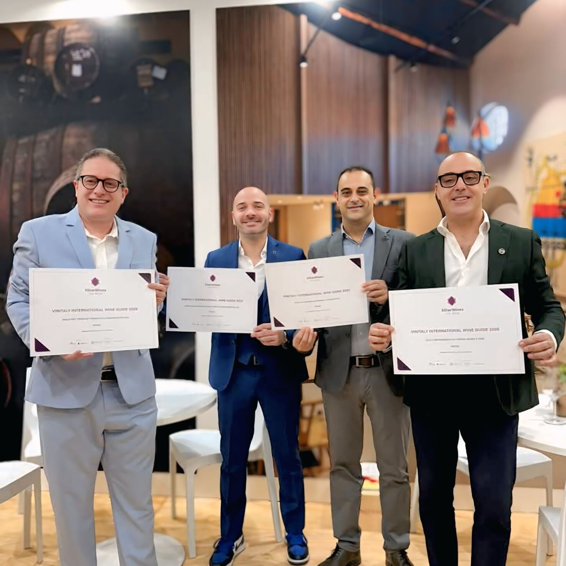 Cantina Contini 1898 con i riconoscimenti del 5WineStars-The Book 2026 assegnati a Vinitaly