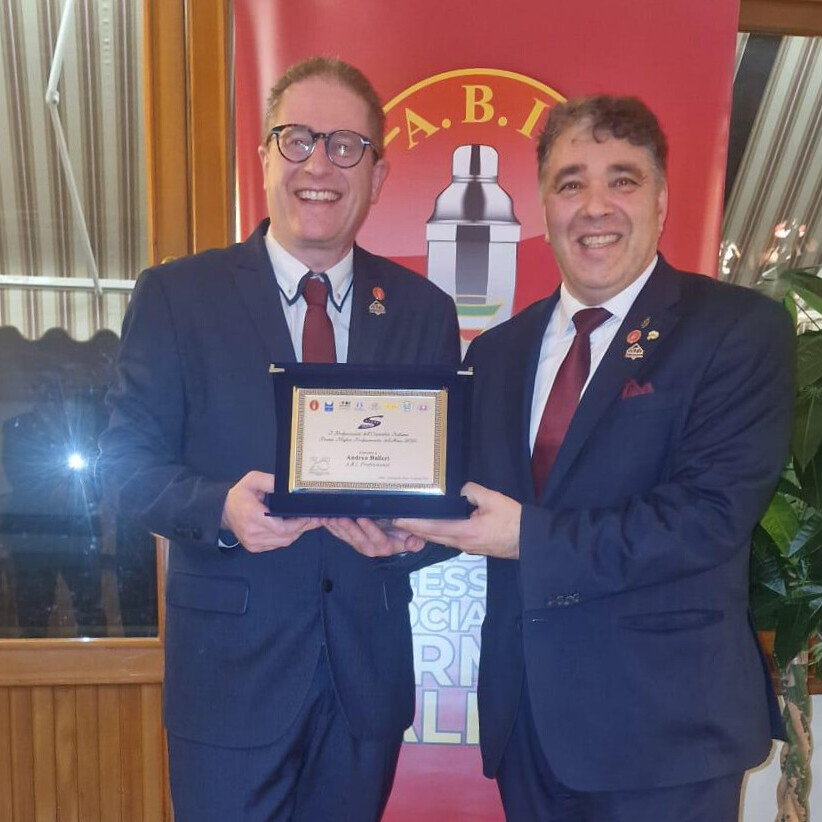 Andrea Balleri della Contini 1898, miglior professionista del beverage secondo la Solidus