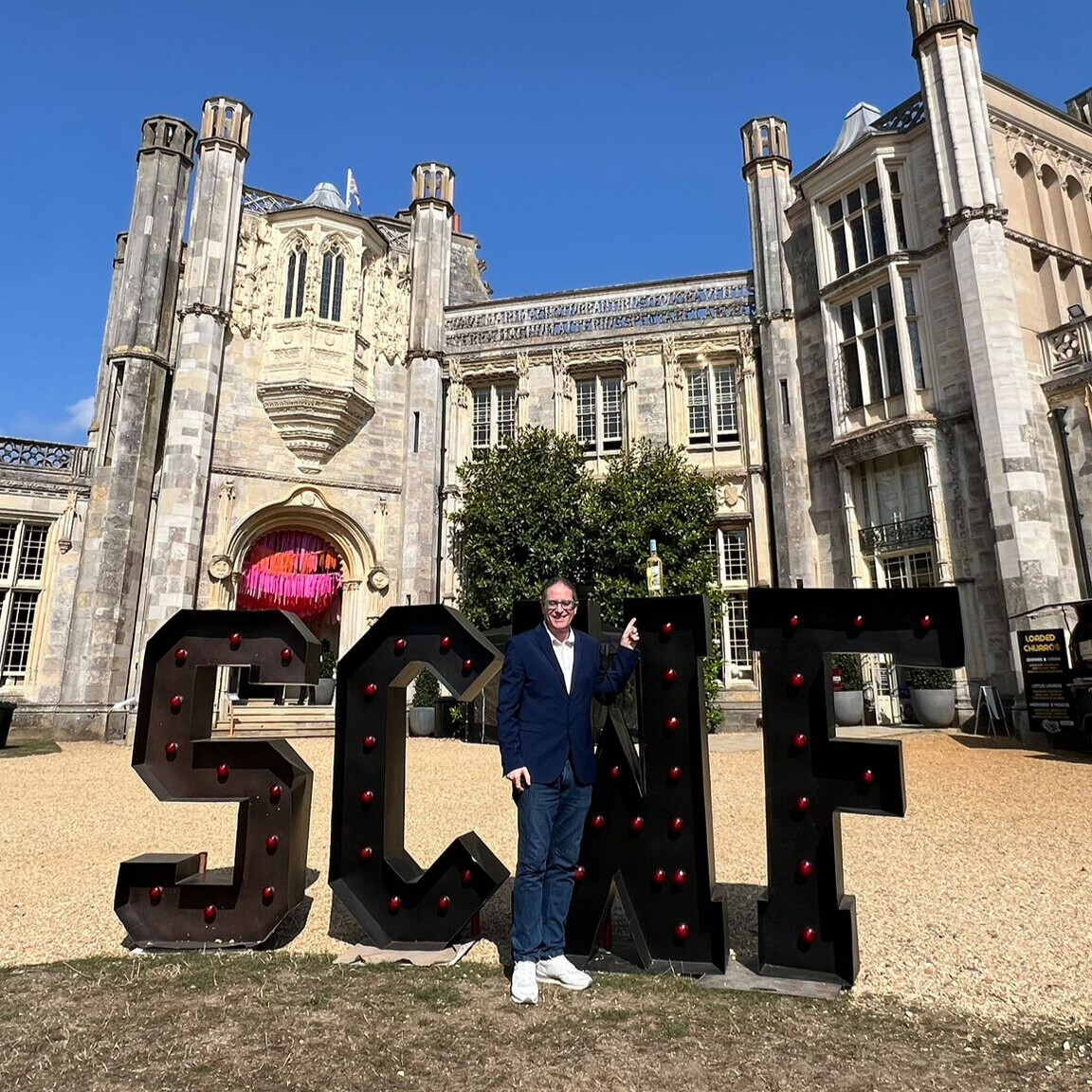 Andrea Balleri sommelier Contini 1898 al South Coast Wine Festival