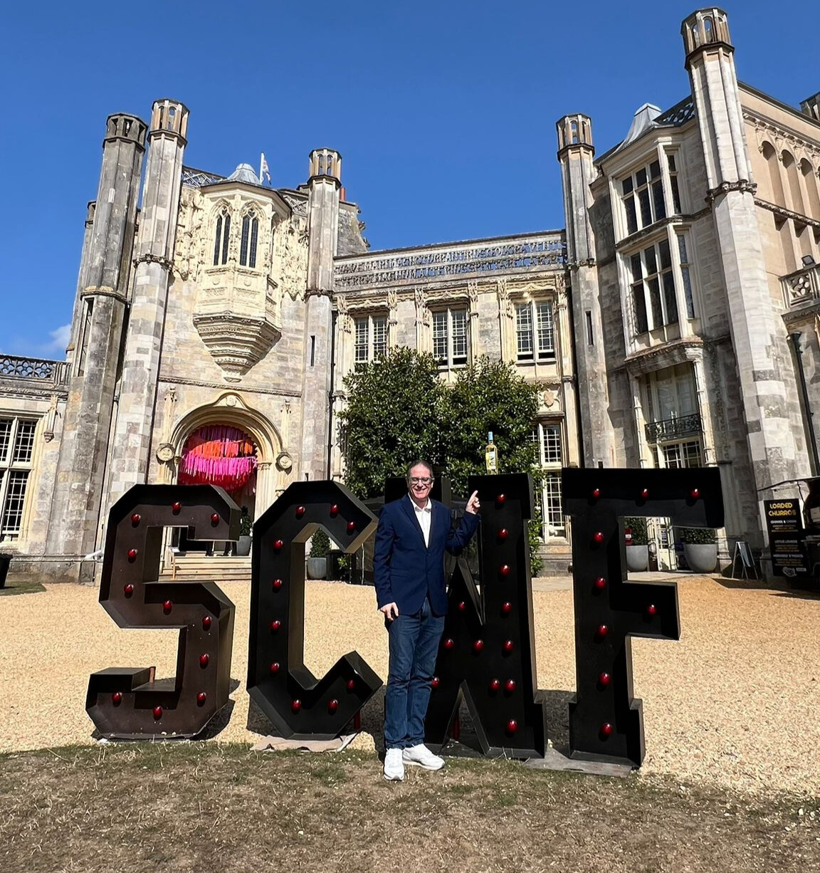 Andrea Balleri sommelier Contini 1898 al South Coast Wine Festival